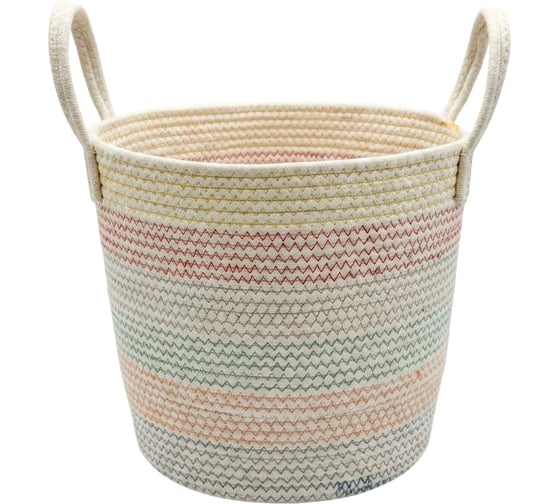 Корзина для хранения Zenfort Занзибар, 25х25х30см, текстиль 180089