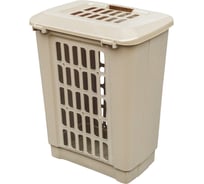 Корзина для белья BORA 41 л коричневая пластик 1/14 ПЛ-BO142br