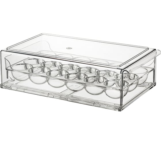 Органайзер для хранения яиц выдвижной Smart Solutions Keep In 18 ячеек SS0000293