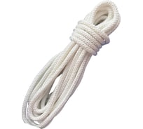 Веревка Шнурком КАПРОН ФАЛ ПА белый, 8ммх10м 8В845па100М10м