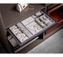 Органайзер для хранение аксессуаров Mebax Elaine series, выдвижной фасад, 700 мм, серый 81507000 00-00003552