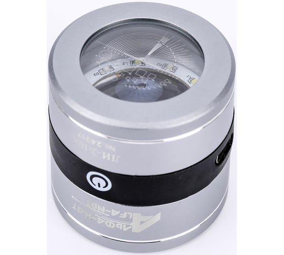 Лупа измерительная с подсветкой АЛЬФА-НДТ ЛИ-1-10x, ГРСИ 93112-24, с поверкой, УП-00004349