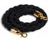 Декоративный канат плетенный Rusbarrier KPg-0015 black 1