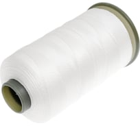 Полипропиленовая крученая нить Сибшнур белая, катушка 1000 м 40019