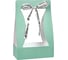 Пакет для цветов QWERTY Корзина, зеленый, с лентой 74098 10