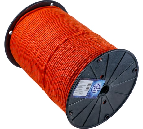 Полипропиленовый плетеный шнур ТОРГОВО-ПРОИЗВОДСТВЕННАЯ КОМПАНИЯ МДС Шнур 4 мм 16 прядный с сердечником со светоотражающей нитью 300 м 7930050321707