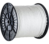 Полиамидный крученый канат truEnergy 6 мм белый катушка 200 м 12180