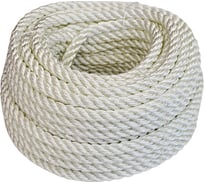 Полиамидный крученый канат truEnergy 10 мм шайба 10 м, белый 12196