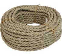 Полированная крученая льняная веревка truEnergy 6 мм шайба 20 м 12517