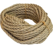 Полированная крученая льняная веревка truEnergy 6 мм шайба 10 м 12510
