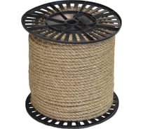 Крученая льняная веревка truEnergy 8 мм катушка 150 м 12527