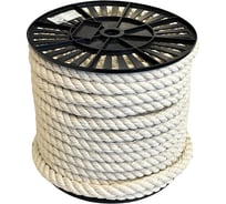 Хлопковая крученая веревка truEnergy декоративная, 18 мм катушка 40 м 12431