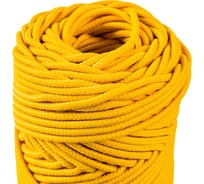 Полипропиленовый плетеный шнур truEnergy 2,7 мм, желтый 50 м 12175