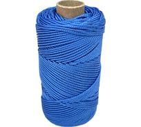 Полипропиленовый плетеный шнур truEnergy 1,5 мм, синий 100 м 12391