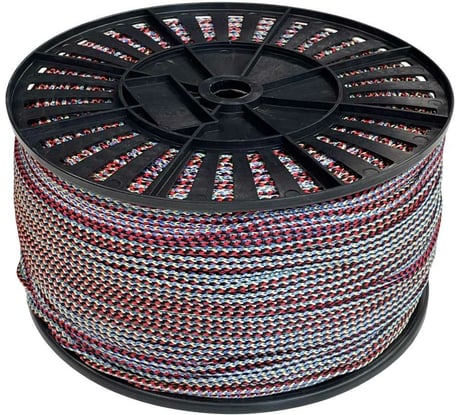 Полипропиленовый хозяйственный шнур truEnergy бытовой 4 мм катушка 600 м, цветной 12018