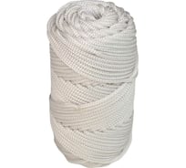 Полиэфирный плетеный шнур truEnergy для рукоделия 3 мм белый 50 м 12812