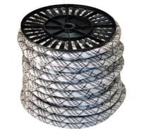 Полипропиленовый плетеный шнур truEnergy 16 мм с сердечником катушка 50 м, цветной 12178