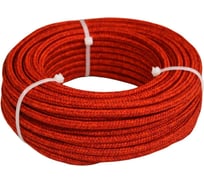 Текстильный плетеный шнур truEnergy синтетический, 6 мм красный шайба 20 м 12975