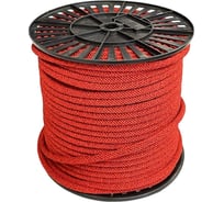 Декоративный шнур спирального плетения truEnergy текстильный, красный 10 мм катушка 100 м 12980