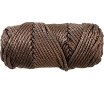 Шнур текстильный декоративный truEnergy 3 мм коричневый бобина 30м 12976