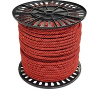 Синтетический плетеный шнур truEnergy текстильный, цветной 10 мм катушка 100 м 12984