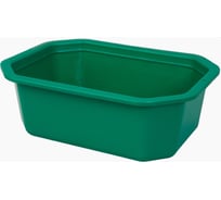 Таз ПАО Завод Буревестник емкость 30 л 615х450х205 мм цвет зеленый 72091