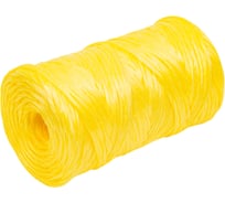 Полипропиленовый шпагат Komfi 100 м, 1000 текс, желтый 117925