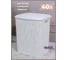 Корзина для белья Violet Вязь 40 л белый 204006 2