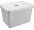 Коробка с крышкой HONEYCOMB 20л (Светло-серый флэк) M-43424973895 1