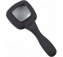Увеличительное стекло (Лупа) Perfeo ZM1065L чёрный, 4х, 65 мм, ручная, led подсветка, 2*AАА, пластик 30025971