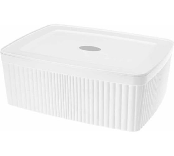 Коробка с крышкой HONEYCOMB 6,55Л (белый) M-433238916