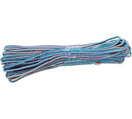 Вязаный полипропиленовый шнур РемоКолор цветной, сердечник полипропилен, 130кгсд.7мм, L20 м 51-2-047