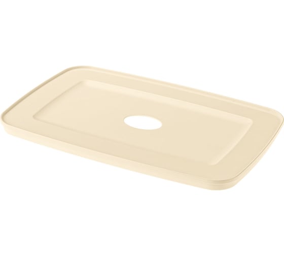 Лоток с крышкой Econova Velvet 230х150х90 мм, 2.5 л, бежевый 433238807