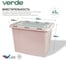 Контейнер VERDE для хранения с крышкой. замки-клипсы. 45л Розовый 0840043 2