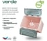 Контейнер VERDE для хранения с крышкой. замки-клипсы. 45л Розовый 0840043 3