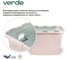 Контейнер VERDE для хранения с крышкой. замки-клипсы. 45л Розовый 0840043 4