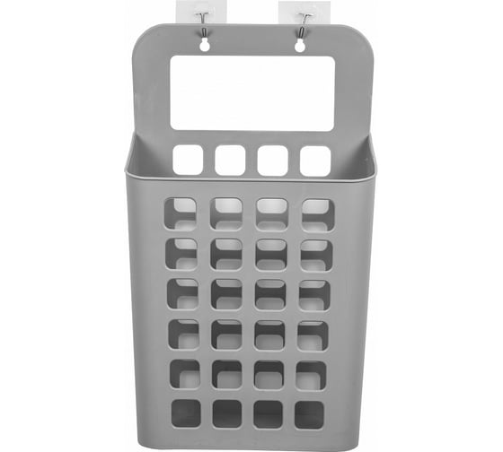 Корзина для белья BRADEX TD 0641 на липучках, серая 00000015798