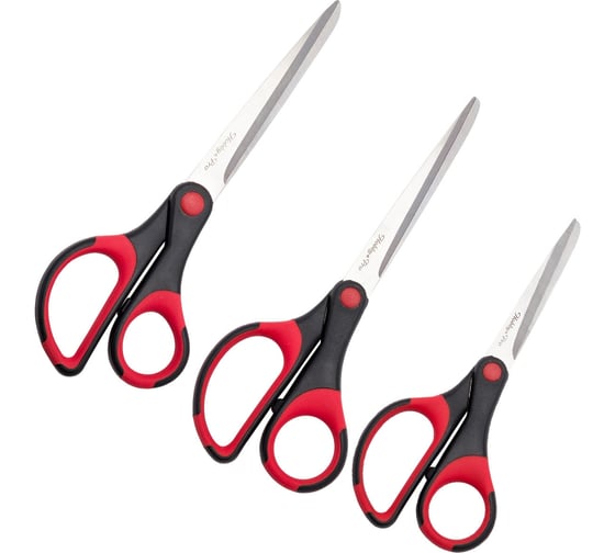 Ножницы универсальные Hobby&pro 16,5 см / 19 см / 23 см, 3 шт 629658