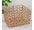 Корзина для хранения Доляна Паутинка плетеная 21x18x14 см цвет коричневый 4686402 1