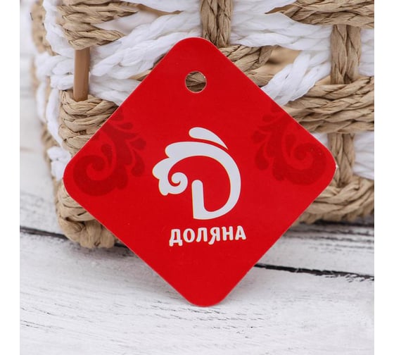 Корзина для хранения Доляна Айка плетеная прямоугольная, 27,5x17x12 см 5075258