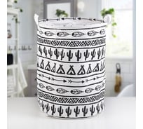 Корзина для белья Доляна Мексика 35x35x60 см 3572014