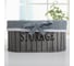 Корзина для хранения Доляна Storage деревянная овальная 19x11x9,5 см, цвет серый, малая 3549373 1