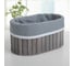 Корзина для хранения Доляна Storage деревянная овальная 19x11x9,5 см, цвет серый, малая 3549373 3