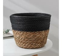 Корзина для хранения Доляна Рика плетеная 21.5x21.5x16 см 6912995