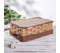 Корзина для хранения Доляна Дерево 30x19x11,5 см, цвет светло-коричневый 4280412 4