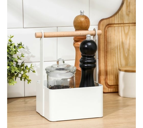 Корзинка для мелочей Доляна Эстетика 14,5x13x22 см 7598155