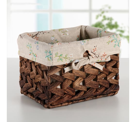 Корзина для хранения Доляна Веточки 19x15x14,5 см 4280430 1