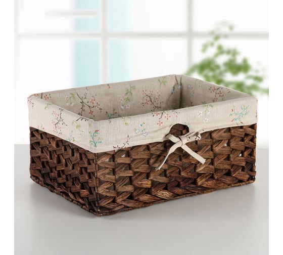 Корзина для хранения Доляна Веточки 36x26x16,5 см 4280429 1