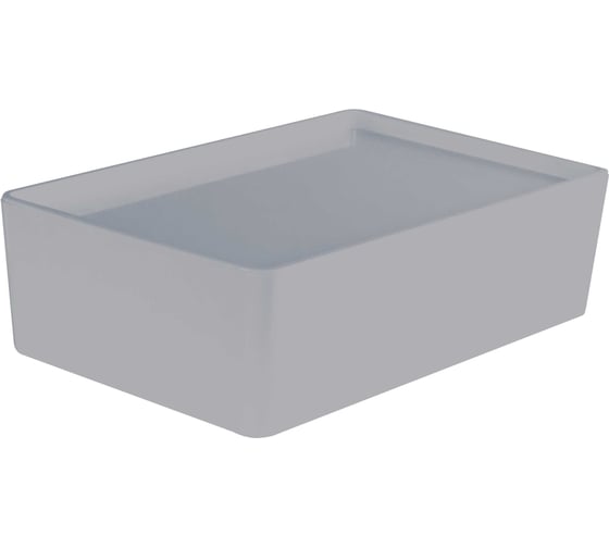 Контейнер с крышкой Архимед серый, 18х8х30см Р1328СЕР