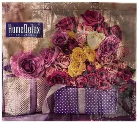 Хозяйственная сумка с рисунком на молнии Beroma Букет цветов 45x25x40 см 07712632